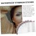 NOLITOY 9 Sheets Imitation Eco Eyebrow Sticker Stickers Transfer Eyebrows Imitation Eyebrow Sticker 21.5X14.5cm Black - Buy Online on GoSupps.com
