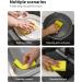 ARCLIBER Cellulose Heavy Duty Kitchen Sponges - 6 Pack, Multicolor - Scrub Tough Messes Without Scratching - Buy Online on GoSupps.com