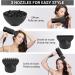 Ionic Hair Dryer 1800W with Multiple Settings, Nozzles, and Diffuser - Fast Drying & Constant Temperature Hair Care - Frosted/Black Gold - Ideal for Travel, Home, Salon - Buy Online on GoSupps.com