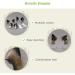 Furry Fox Wolf Cat Ears Headwear for Halloween Costume Party - Grey Black - Buy Online on GoSupps.com