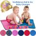 Konfidence Splashy Roll & Go Baby Changer Mat - Portable Neoprene Changing Mat - Pink Sea Friends - Buy Online on GoSupps.com