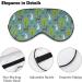 Deer and Rabbit Pattern Sleep Mask Eye Cover for Sleeping Blindfold with Adjustable Strap Blocks Light Night Travel Nap for Men Women - Buy Online on GoSupps.com