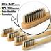 Paeyaer 10 Count Bamboo Toothbrushes | Soft + Medium | Charcoal Infused | Natural Wood | Bulk Reusable Travel Brushes - Buy Online on GoSupps.com