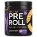 Gold BJJ PreRoll - Jiu Jitsu Pre Workout Supplement for Energy, Focus, and Endurance - Martial Arts Specific Pre-Workout Powder Formula with Natural Flavors (Acai Berry, 30 Servings)