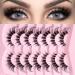 FAIRYGATE Lash Strips False Lashes with Glue Natural Lashes Wispy Lashes Natural Look False Eyelashes Natural Flared Eyelashes False Eye Lashes Soft Fluffy Lashes 7 Pairs D1 Natural B5417 FGJSTB5417 - Buy Online on GoSupps.com
