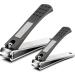 FVION Nail Clippers Set - Stainless Steel Fingernail & Toenail Cutters with File - Ideal for Thick Nails - Men Women - Gift Box Included - Buy Online on GoSupps.com