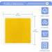 Kigai 2 Pack Yellow Washcloths - Soft & Reusable Cotton Face Towels | Gym, Hotel & Spa Quality Fingertip Towels - Buy Online on GoSupps.com
