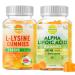 SUGAWITA L Lysine Gummies and ALA Supplement Gummies