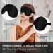 3D Sleep Eye Mask for Men & Women - Perfect for Travel, Yoga, and Nap - Black - Buy Online on GoSupps.com