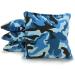 Tailgating Pros Cornhole Bags - Set of 8 Regulation Size Corn Hole Bags in Orange Camo/Blue Camo - with Carrying Tote | 25+ Color Options - Buy Online on GoSupps.com
