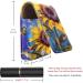 Travel Lipstick Organizer Case - Portable Makeup Bag with Mirror | Art Style Watercolor Sunflower - A305v6tras - Buy Online on GoSupps.com