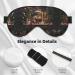 Merry Christmas Print Unisex Sleep Eye Mask | Soft Comfort Eye Shade for Travel Yoga & Shift Work - Buy Online on GoSupps.com