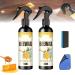 Natural Micro-Molecularized Beeswax Spray Bees Wax Furniture Polish and Cleaner Antique Furniture Cleaner Beeswax for Wood Original Beeswax Furniture Polish (2PCS)