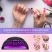 UV LED Nail Lamp 280W - Professional Nail Dryer for Gel Polish & Nail Art | Automatic Sensor 66 Red LED Beads 4 Timer Settings - Ideal for Salon & Home Use - Buy Online on GoSupps.com