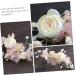 FRCOLOR Bridal Hair Comb French Side Combs Silk Flower Hair Clips Flower Hair Clips for Women Silk Flower Barratte Teasing Combs for Women Pink Comb Silk Cloth Miss Crystal Flower Hanfu - Buy Online on GoSupps.com
