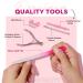 Modelones Cuticle Remover Kit - 7 Piece Set for DIY Nail Care | Cream Oil Trimmer Pusher & Nipper - Best Cuticle Care Solution - Buy Online on GoSupps.com