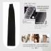Moresoo Tape-In Extensions - Real Hair 50cm Black #1B Seamless Adhesive Skin Weft 20 Pieces 50g - Remy Natural Hair - Buy Online on GoSupps.com