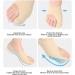 Bunion Relief Sleeve Socks - Hallux Valgus Corrector - 2 Pairs (S(35-39)) - Buy Online on GoSupps.com