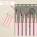 Shince Chance Nail Art Liner Brushes Set 6Pcs Gel Polish Fine Drawing Tools for Nail Art Pink Acrylic Stripping Painting Pens - Buy Online on GoSupps.com