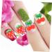 FRCOLOR 180 Pcs Nail Fruits Decoration Cute Lip Gloss Tool Nail Decoration Fruit Slices Cherry Fruit Flatback Lip Gloss Kit to Nail Art Charms Hair Red Resin Nail Supplies Strawberry 3d - Buy Online on GoSupps.com