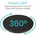 Vive Pivot Disc - 360 Rotation Transfer Board for Elderly & Disabled - Non-Slip 16 Black - Mobility & Standing Aid - Buy Online on GoSupps.com