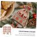 Alipis 1 Set Christmas Calendar Christmas Banner Wooden Decor Xmas Favor Bags Cotton Small Cloth Bag - Buy Online on GoSupps.com