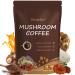 Mushroom Coffee Instant Mushroom Coffee Powder with 6 Adaptogenic Mushrooms (Cordyceps Lion s Mane Shiitake Turkey Tail) and MCT Oil for Better Energy Focus Immune Support - 30 Servings New Version 6.35 Ounce (Pack of