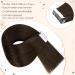 Buy Hetto Real Hair Extensions | Dark Brown Invisible Tape Extensions 55cm - Silky Remy #4 - Buy Online on GoSupps.com