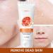 Orange Exfoliating Whitening Gel Vitamin C Face Exfoliator Scrub Whitening Scrub Exfoliating Gel Deep Cleansing Exfoliating Face Wash Exfoliating Face Scrub For Men & Women Face Body Skin - 60g - Buy Online on GoSupps.com