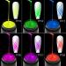 Glow in the Dark Spider Gel Nail Art - 6 Colors Luminous Drawing Gel for DIY Manicure | UV LED Soak Off Elastic Line Painting Gel with Brushes - Buy Online on GoSupps.com