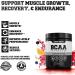 Fermented BCAA Powder - 6g Essential Amino Acid Supplement for Muscle Recovery & Growth - 30 Servings Fruit Punch - Buy Online on GoSupps.com