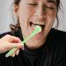 Beavorty Tongue Scraper - Silicone Double-Sided Tongue Brush for Adults & Kids | Fight Bad Breath | Light Green - Buy Online on GoSupps.com