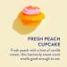 Natural Peach Cupcake Body Wash - Sulfate, Paraben & Dye Free - 18 oz 2 Pack - Buy Online on GoSupps.com