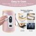 Portable Electric Milk Bottle Warmer - 4in1 Insulation with LCD Display - 5 Adjustable Temperatures - USB Powered for Outdoor/Car Use - Pink (Bottle not Included) - Buy Online on GoSupps.com
