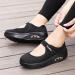 PGOJUNI Women's Diabetic Fashion Sneakers 2023 - Air-Cushion Slip-On Orthopedic Shoes with Arch Support - Size 9, Color: A1 Black - Buy Online on GoSupps.com