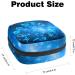 GIAPB Period Bag | Sanitary Napkin Storage Pouch | Blue Zodiac Design | Travel Makeup Organizer - Buy Online on GoSupps.com
