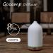 200ML Ceramic Aromatherapy Diffuser - Essential Oil Diffuser with 7 Color Lights & Auto Shut Off for Home & Office | Wood Grain Base - Buy Online on GoSupps.com