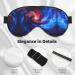 Red Blue Galaxy Print Eye Mask | Ultra-Soft & Light-Blocking for Restful Sleep - International Shipping Available - Buy Online on GoSupps.com