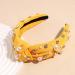 Umimiss Yellow Headband with White Pearl Rhinestone Crystal Jeweled - Head Bands Adult Women Pearl Headband Gold Headband Pearl Hair Accessories Yellow Hair Accessories Boho Head Band Headpieces - Buy Online on GoSupps.com