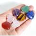 Soulnioi 7 Chakra Heart Stones Set - Natural Healing Gemstones for Reiki Meditation and Home Decor - Buy Online on GoSupps.com