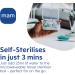 MAM Start Cute 0-2M Soother 2PK - Blue (Set of 2) Sustainable Baby Soother SkinSoft Silicone Teat Soother Blue (Designs May Vary) - Buy Online on GoSupps.com