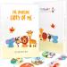 KiddosArt Baby Memory Book. Keepsake Journal, Scrapbook, Photo Album. Record Your Girl or Boy Memories and Milestones of The First 5 Years on 72 Beautiful Pages. 12 Monthly Stickers Included. Starring: Happy Animals
