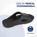 Pure Stride Therapeutic Orthotic Sandals for Plantar Fasciitis - Black, Men's 10/Women's 11 - Buy Online on GoSupps.com