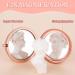 YUXIANLB Compact Mirror for Purse Double-Sided 1X/2X Magnifying Metal Travel Makeup Mirrors Portable Folding Mini Pocket Makeup Mirror for Purse Handbag (Round Rose Gold) Pink - Buy Online on GoSupps.com