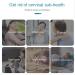 Xcello Self-Inflatable Travel Pillow | U-Shaped Portable Neck Support | Comfortable Crystal Velvet Case - Buy Online on GoSupps.com