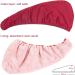 Buy Holiberty Coral Velvet Hair Drying Cap - Ultra Absorbent Fast Drying Towel Wrap for Women & Girls - Perfect for Long Curly Hair (Wine Red) - International Shipping Available - Buy Online on GoSupps.com