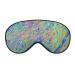 Psychedelic Trippy Tie Dye Sleep Mask Eye Cover for Sleeping Blindfold with Adjustable Strap Blocks Light Night Travel Nap for Men Women