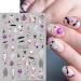JMEOWIO 9 Sheets Halloween Cute Pumpkin Ghost Nail Art Stickers Decals Self-Adhesive Nail Supplies Nail Art Design Decoration Accessories - Buy Online on GoSupps.com
