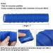 Non-Slip Silicone Kayak Paddle Grips for Blister Prevention - Blue - Buy Online on GoSupps.com
