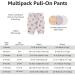 Amazon Essentials Baby Girls' Cotton Pull-On Trousers 18M - Set of 4 | Grey Hearts, Light Pink, Navy, Pink - Buy Online on GoSupps.com
